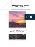 TT Clark Reader in John Webster Michael Allen Editor All Chapter
