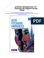 Acute Psychiatric Emergencies 1St Edition Advanced Life Support Group Alsg Full Chapter