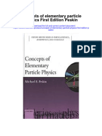 Download Concepts Of Elementary Particle Physics First Edition Peskin full chapter