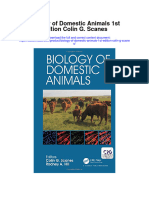 Biology of Domestic Animals 1St Edition Colin G Scanes Full Chapter