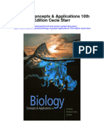 Biology Concepts Applications 10Th Edition Cecie Starr Full Chapter