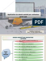 Présentation MODULE - Application Du Dessin Assisté Par Ordinateur 1ER SEANCE