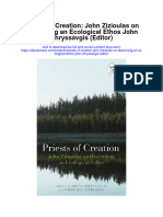 Download Priests Of Creation John Zizioulas On Discerning An Ecological Ethos John Chryssavgis Editor all chapter