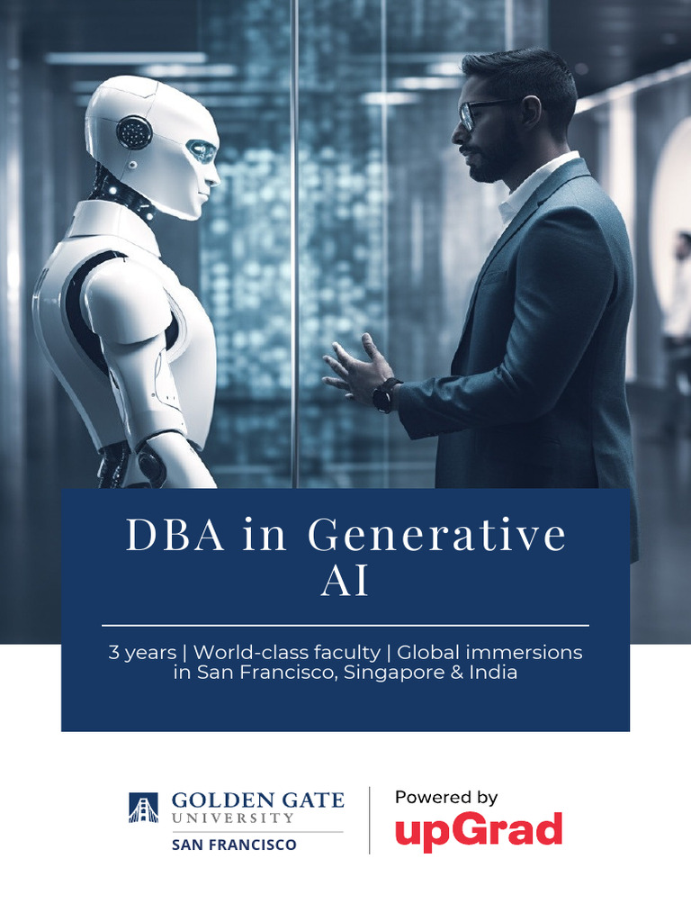 DBA Genertive AI Brochure | PDF | Artificial Intelligence ...