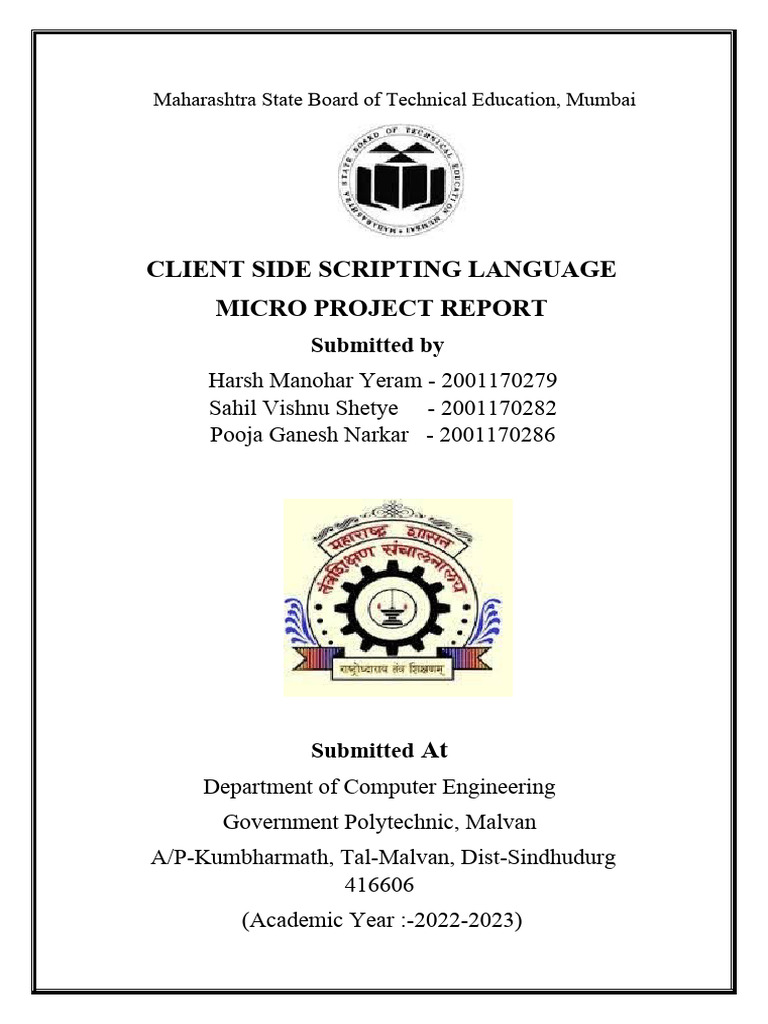 CSS Project Report | PDF | World Wide Web | Internet & Web