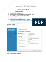 Practical-1 Mysql Installation & Introduction