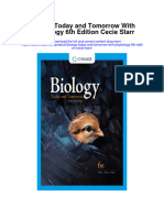 Download Biology Today And Tomorrow With Physiology 6Th Edition Cecie Starr full chapter
