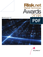 Murex Risk Net Market Technology Awards 2018