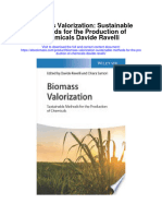 Download Biomass Valorization Sustainable Methods For The Production Of Chemicals Davide Ravelli full chapter