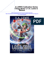 Lost Soul A Litrpg Cultivation Series The Tian Trilogy Book 1 V A Lewis Melasd Full Chapter