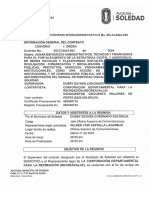 Acta de Inicio Recreavalle Contrato Por 850 Millones de Pesos en Soledad