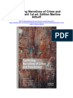 Download Conflicting Narratives Of Crime And Punishment 1St Ed Edition Martina Althoff full chapter