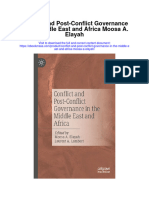 Conflict and Post Conflict Governance in The Middle East and Africa Moosa A Elayah Full Chapter