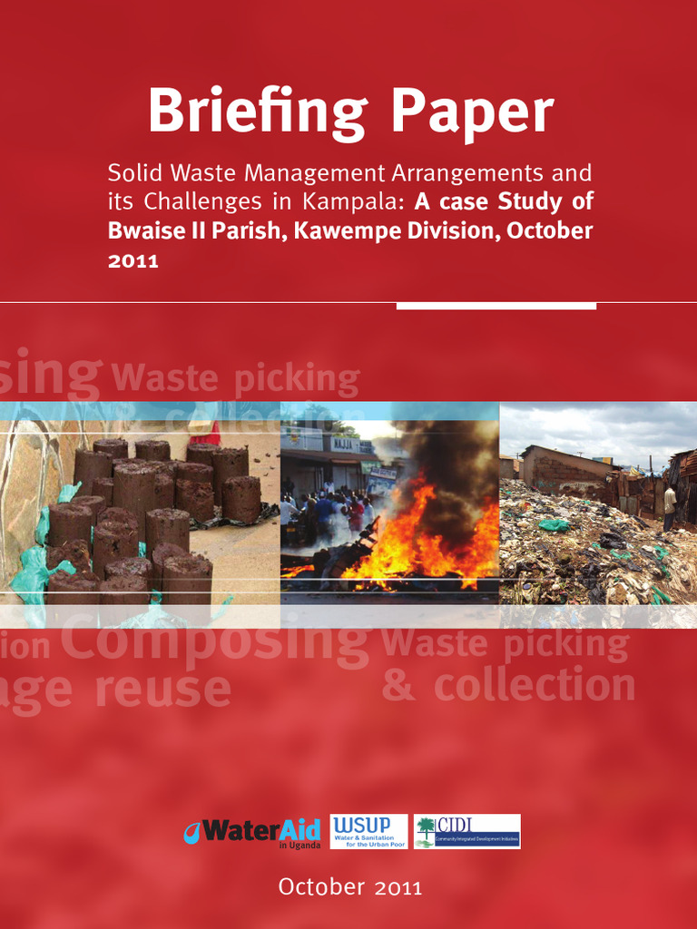 Solid Waste Management in Bwaise II | PDF | Waste Management | Waste