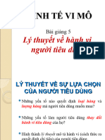 Bài giảng 5- lý thyết về hành vi người tiêu dùng