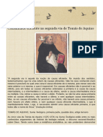 Νεκρομαντεῖον- Causalidade eficiente na segunda via de Tomás de Aquino