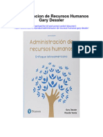 Administracion de Recursos Humanos Gary Dessler Full Chapter