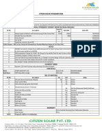 Citizen Solar Pvt. LTD.: Commercial Offer (With 545watt Mono Bi-Facial Module)