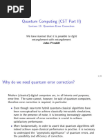 Quantum Error COrrection