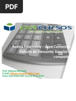 Rotina Financeira – Área Comercial