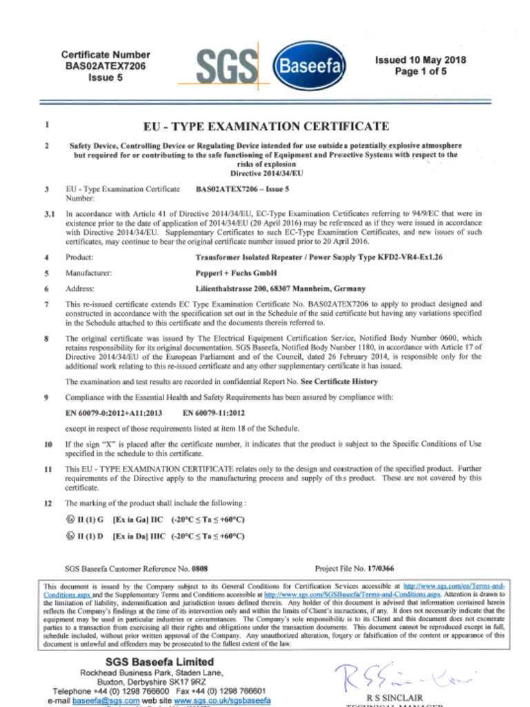 Cert 0046 B | PDF
