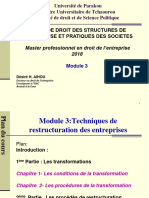 Droit Des Sociétés Tchaourou Module 3..
