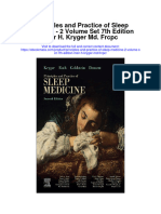 Principles and Practice of Sleep Medicine 2 Volume Set 7Th Edition Meir H Kryger MD FRCPC All Chapter