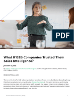 What if b2b companies trusted sales intelligence