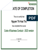 CertificateOfCompletion Business Conduct