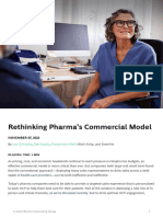 Rethinking Pharma Companies Commercial Model