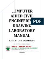 Computer Aided Civil Engineering Drawing Lab Manual (1) - R19-2year