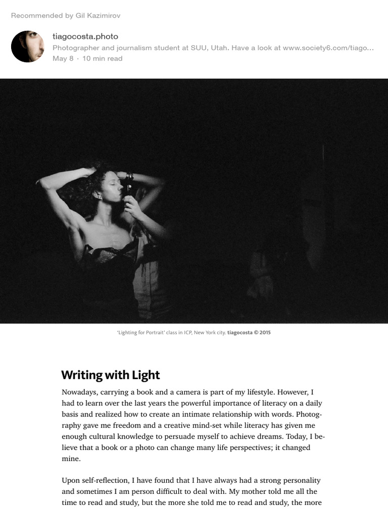 Writing with Light A Photographer's Journey PDF Lifestyle