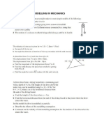 Modelling in Mechanics