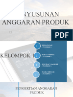 Penganggaran Produk - Kel. 1