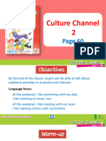 Giáo án điện tử TA 3 Extra - Friends Culture Channel 2