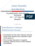 Internet Infrastructure Security