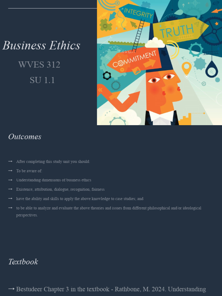 Study+Unit+1 1+WVES312 | PDF