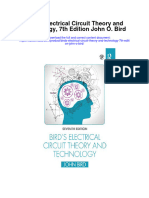 Birds Electrical Circuit Theory and Technology 7Th Edition John O Bird Full Chapter