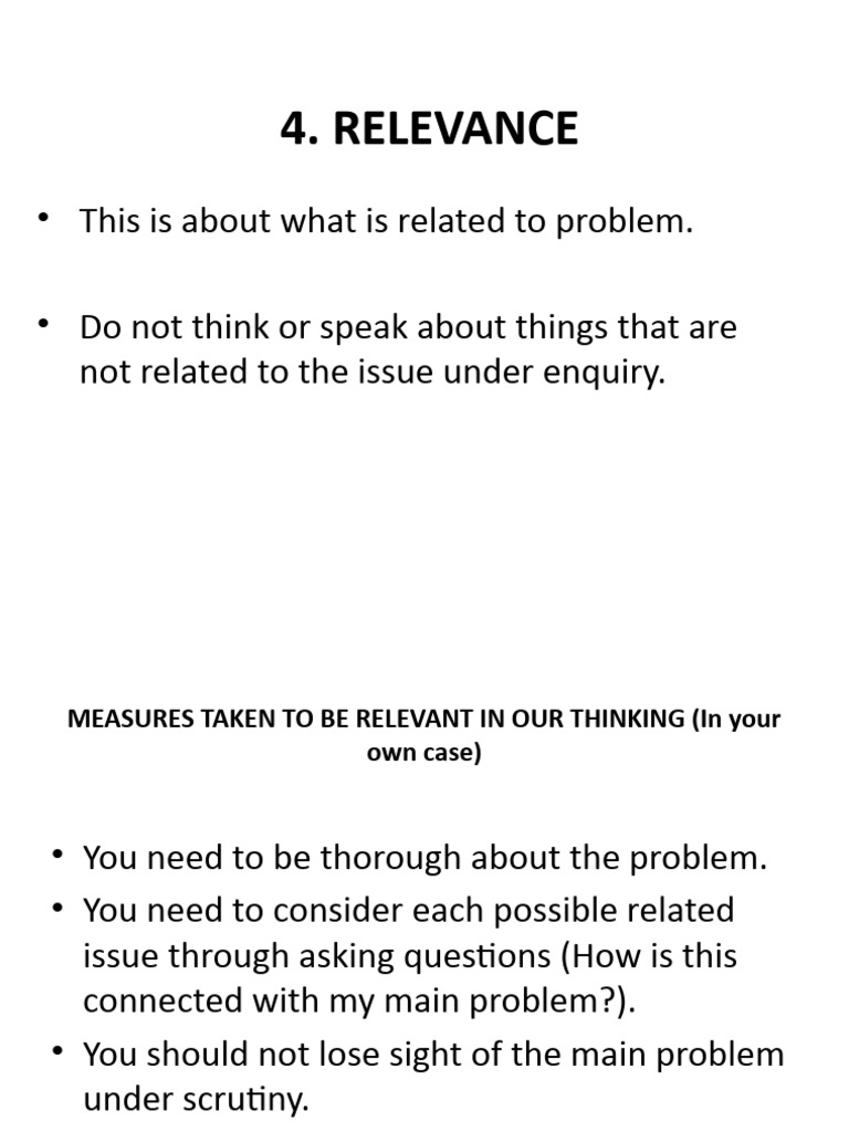 CRITICAL THINKING PRESENTATION 3a | PDF | Reason | Thought