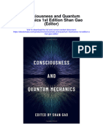 Download Consciousness And Quantum Mechanics 1St Edition Shan Gao Editor full chapter