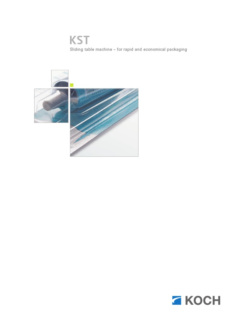 KST Sliding Table Machine for Packaging | PDF | Technology & Engineering