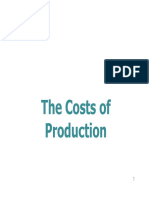 Cost of production