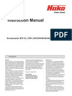Scrubmaster B70CL Instruction Manual