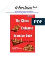 The Chess Endgame Exercise Book John Nunn John Nunn Full Chapter