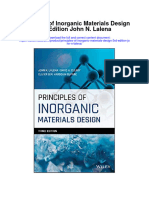 Principles of Inorganic Materials Design 3Rd Edition John N Lalena All Chapter