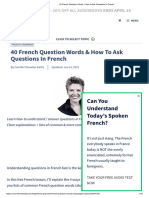 40 French Question Words + How To Ask Questions in French