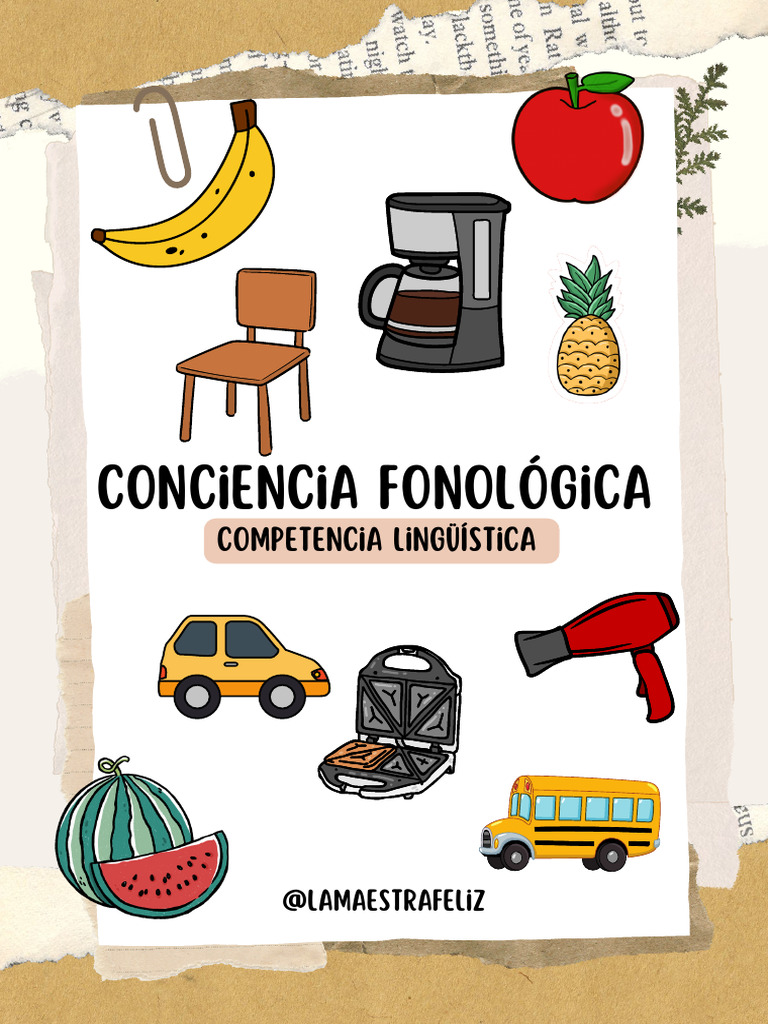 Conciencia Fonológica Tarjetas | Descargar gratis PDF | Palabra | Sílaba