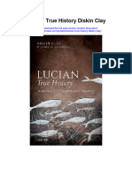 Lucian True History Diskin Clay Full Chapter