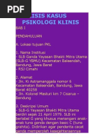 Download Analisis Kasus Psikologi Klinis by TauaDyah ajg Jaka PermanaHarinurmukti SN72460254 doc pdf