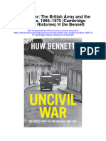 Download Uncivil War The British Army And The Troubles 1966 1975 Cambridge Military Histories H Uw Bennett all chapter